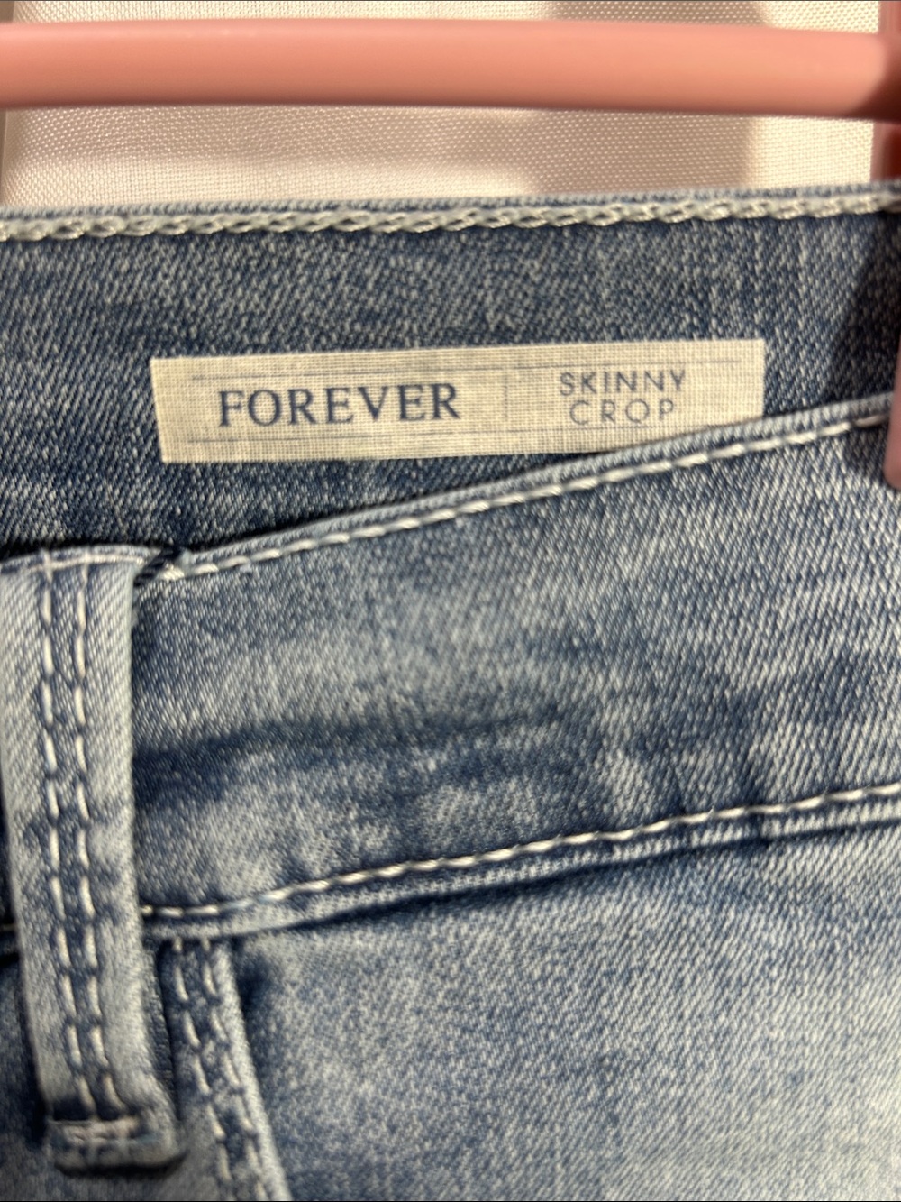 NWT Angels Forever Young Women's Forever Skinny Mid-Rise Crop Jeans - Picture 6 of 16